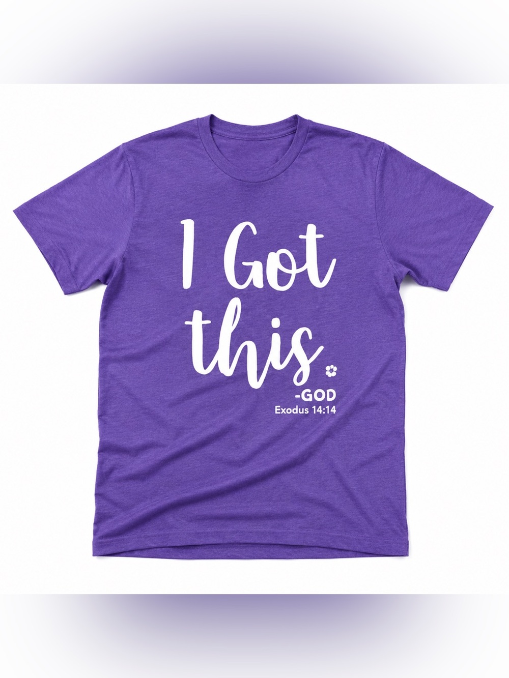 Women’s Christian Inspirational T-Shirt, Exodus 14:14, size large, new